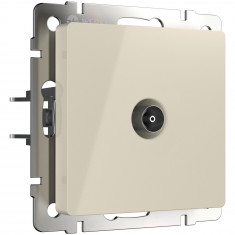 ТВ розетка проходная (слоновая кость) W1184003 &mdash; Multielectrika