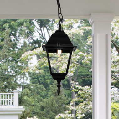 Уличный подвесной светильник Fuga H черный 35148/H — Multielectrika