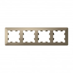 Рамка на 4 поста Systeme Electric AtlasDesign Air шампань &mdash; Multielectrika