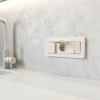 Розетка с заземлением и шторками c крышкой IP44 N (айвори матовый) W1171262 фото 3 &mdash; Multielectrika