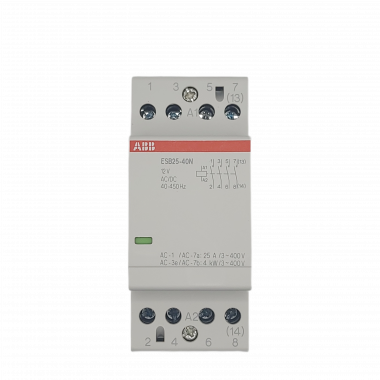 Контактор ESB25-40N-14 модульный (25А АС-1, 4НО), катушка 12В AC/DC 1SAE231111R1440 — Multielectrika