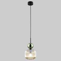 Подвесной светильник со стеклянным плафоном 11144 Sophia Green Cognac &mdash; Multielectrika