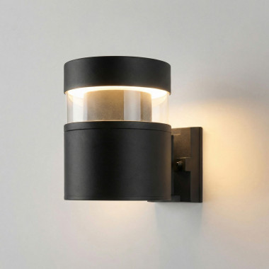 Уличный настенный светильник 1530 TECHNO LED 3000K чёрный 1530 TECHNO LED черный &mdash; Multielectrika