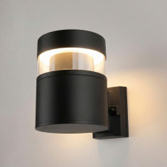 Уличный настенный светильник 1530 TECHNO LED 3000K чёрный 1530 TECHNO LED черный &mdash; Multielectrika