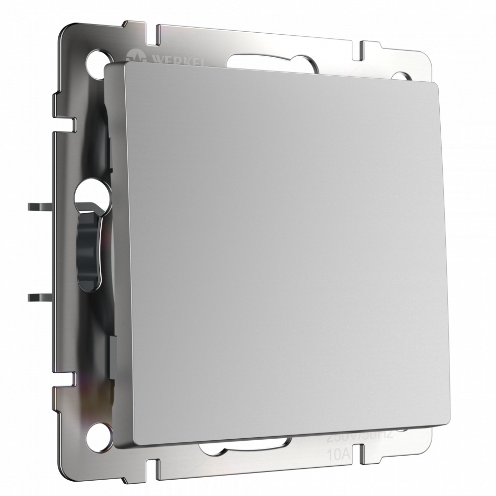 W1112006/ Выключатель одноклавишный проходной (серебряный) W1112006 фото 1 &mdash; Multielectrika