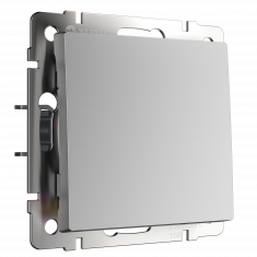 W1112006/ Выключатель одноклавишный проходной (серебряный) W1112006 &mdash; Multielectrika