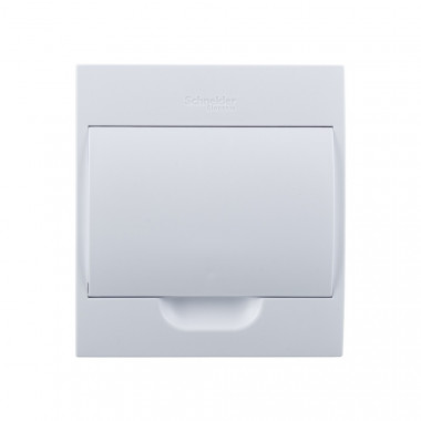  Корпус навесной Systeme Electric City9 Box с белой дверцей 1ряд/8мод — Multielectrika