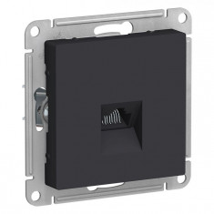 Розетка Schneider Electric Atlas Design RJ-45 кат. 5е, карбон &mdash; Multielectrika