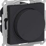 Светорегулятор поворотно-нажимной Schneider Electric Atlas Design 315 Вт, карбон