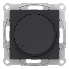 Светорегулятор поворотно-нажимной Schneider Electric Atlas Design 315 Вт, карбон &mdash; Multielectrika