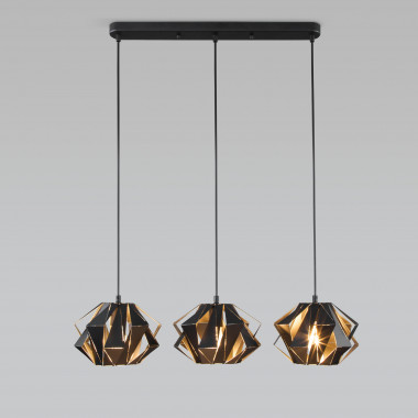 Подвесной светильник в стиле лофт 50137/3 черный — Multielectrika