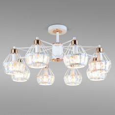 Люстра с хрустальным декором 70075/8 белый &mdash; Multielectrika