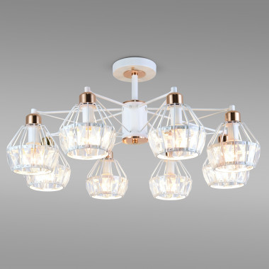 Люстра с хрустальным декором 70075/8 белый — Multielectrika