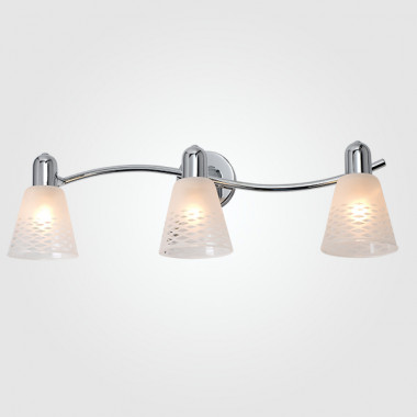 Настенный светильник со стеклянными плафонами 20053/3 хром &mdash; Multielectrika