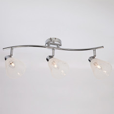 Настенный светильник со стеклянными плафонами 20053/3 хром &mdash; Multielectrika