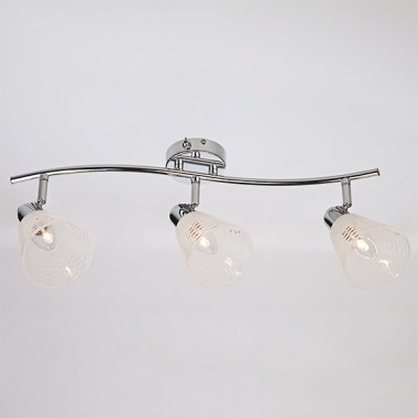 Настенный светильник со стеклянными плафонами 20053/3 хром &mdash; Multielectrika