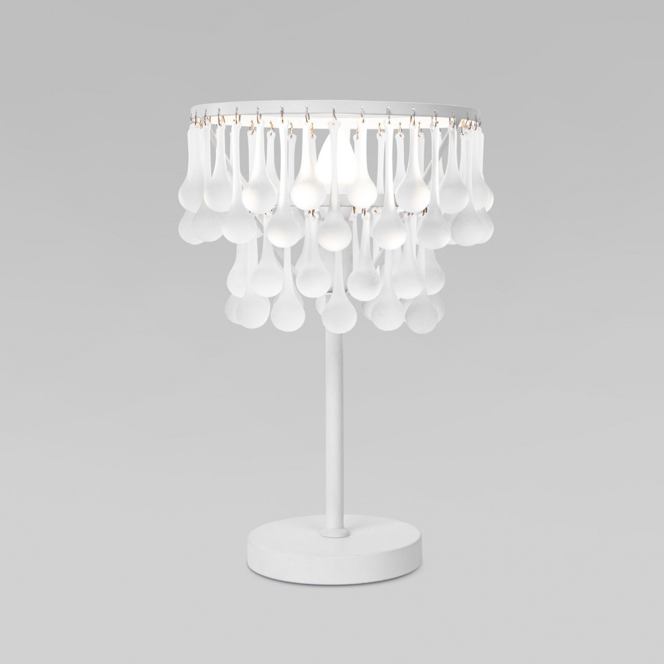 Настольный светильник со стеклянными подвесками 01126/1 фото 1 — Multielectrika