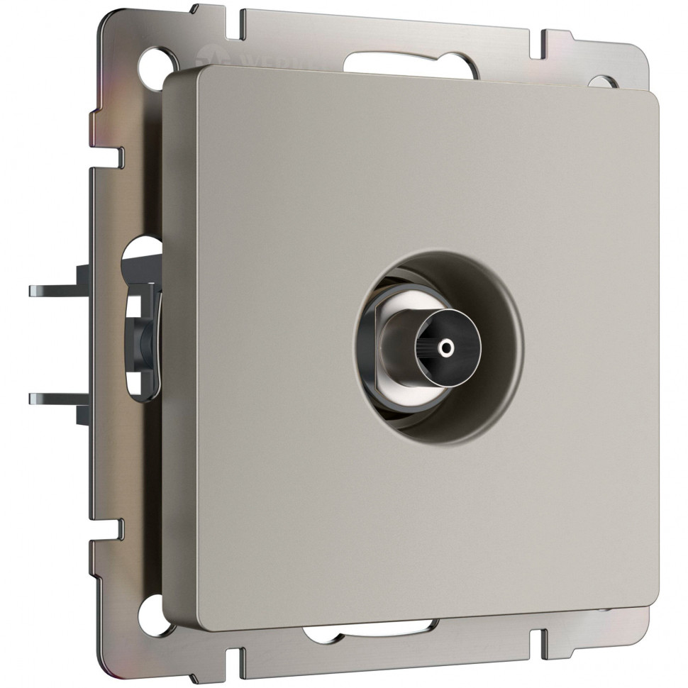 ТВ-розетка оконечная (дымчатый) W1283004 фото 1 &mdash; Multielectrika