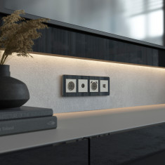 ТВ-розетка оконечная (дымчатый) W1283004 &mdash; Multielectrika