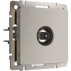 ТВ-розетка оконечная (дымчатый) W1283004 фото 1 &mdash; Multielectrika