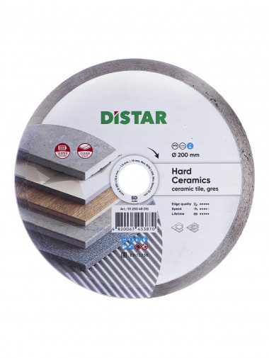 Диск алмазный DISTAR 200х25,4х1,6 по плитке и керамограниту/на электроплиткорез А03200 &mdash; Multielectrika