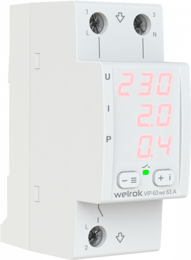 Многофункциональное реле Welrok VIP-63 red 4660251140342 — Multielectrika