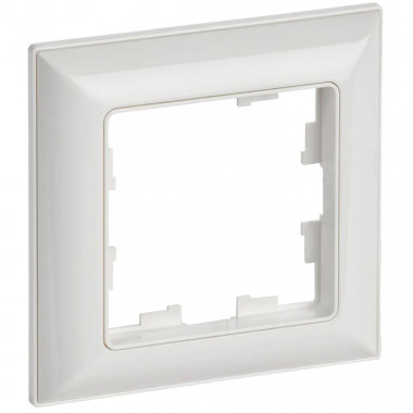 Рамка на 1 пост IEK Brite РУ-1-Бр белый/белый — Multielectrika