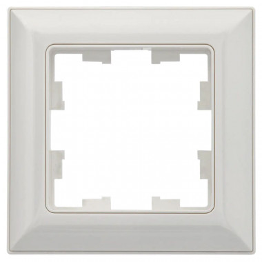 Рамка на 1 пост IEK Brite РУ-1-Бр белый/белый — Multielectrika