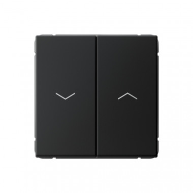 Выключатель для жалюзи Systeme Electric ArtGallery 10А, карбон — Multielectrika