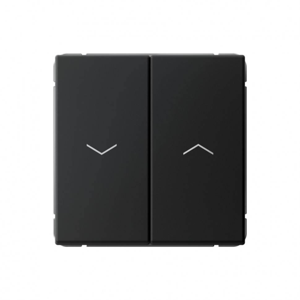 Выключатель для жалюзи Systeme Electric ArtGallery 10А, карбон фото 1 — Multielectrika