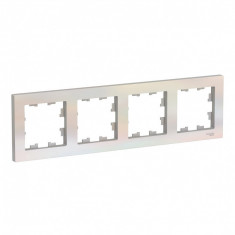 Рамка Schneider Electric Atlas Design на 4 поста, жемчуг &mdash; Multielectrika