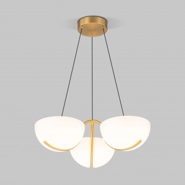 Подвесной светодиодный светильник 50083/3 LED золото — Multielectrika