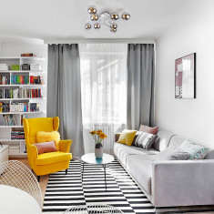 Потолочный светильник с круглыми стеклянными плафонами 30140/8 хром &mdash; Multielectrika