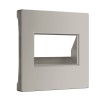 Накладка для двойной розетки Еthernet RJ-45 (дымчатый) W1291104 фото 1 &mdash; Multielectrika