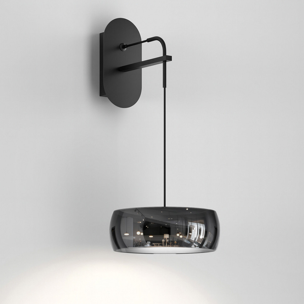 Настенный светильник черный светодиодный 201052 LED фото 1 &mdash; Multielectrika