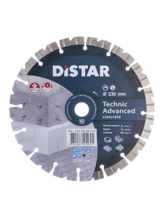 Диск алмазный DISTAR 230х22,2х1,6 по бетону сегмент/на большую болгарку (УШМ) А01230 &mdash; Multielectrika