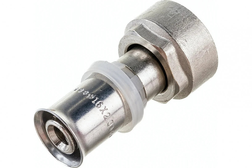Соеденитель обжимной Valtec для PEX трубы 16x2,0 (3/4") для коллектор. групы VTc.712.NE.1605 фото 1 &mdash; Multielectrika
