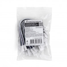 Коннектор для лент 5050+5050 24V 60Led 14,4W IP20 RGBW, 5050 24V 60Led 14,4W IP20 RGBW гибкий двусторонний (10шт) a053704 &mdash; Multielectrika