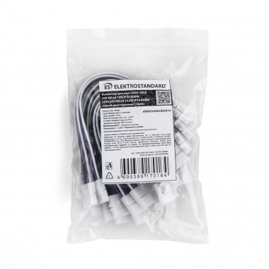 Коннектор для лент 5050+5050 24V 60Led 14,4W IP20 RGBW, 5050 24V 60Led 14,4W IP20 RGBW гибкий двусторонний (10шт) a053704 — Multielectrika