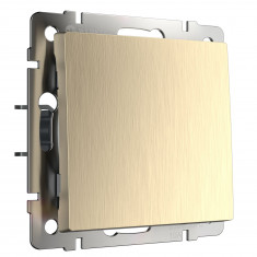 Выключатель одноклавишный (шампань рифленый) W1110010 &mdash; Multielectrika