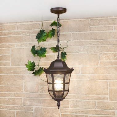 Уличный подвесной светильник Dorado H кофейное золото IP44 GL 1013H — Multielectrika