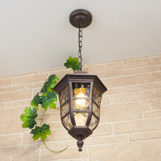 Уличный подвесной светильник Dorado H кофейное золото IP44 GL 1013H &mdash; Multielectrika