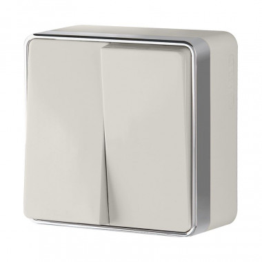 Выключатель двухклавишный Gallant слоновая кость W5020003 &mdash; Multielectrika