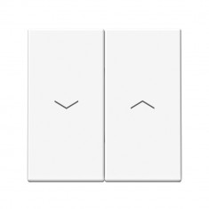 Выключатель для жалюзи Systeme Electric ArtGallery 10А, лотос &mdash; Multielectrika