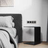 Рамка из стекла на 4 поста Senso дымчатый soft-touch W0043117 фото 3 &mdash; Multielectrika