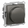 Светорегулятор поворотно-нажимной Schneider Electric Atlas Design 315 Вт, сталь