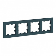 Рамка Schneider Electric Atlas Design на 4 поста, изумруд &mdash; Multielectrika