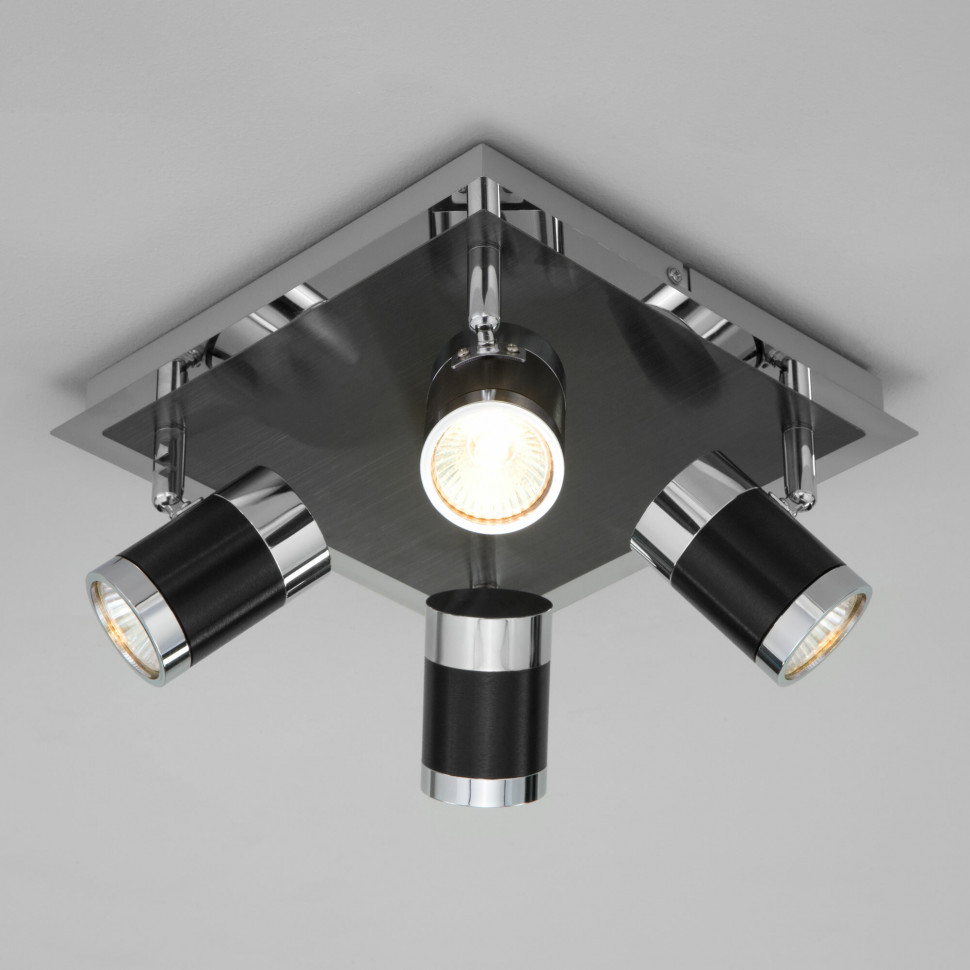 Потолочный светильник 20058/4 черный фото 1 &mdash; Multielectrika