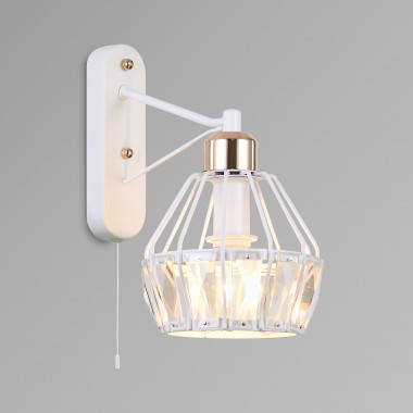 Бра с хрусталем 70075/1 белый — Multielectrika