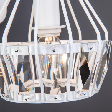 Бра с хрусталем 70075/1 белый — Multielectrika